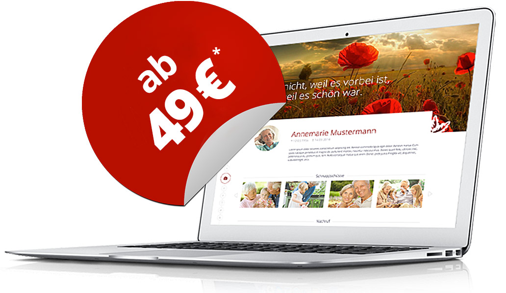 Laptop mit Preisbadge ab 49 €*